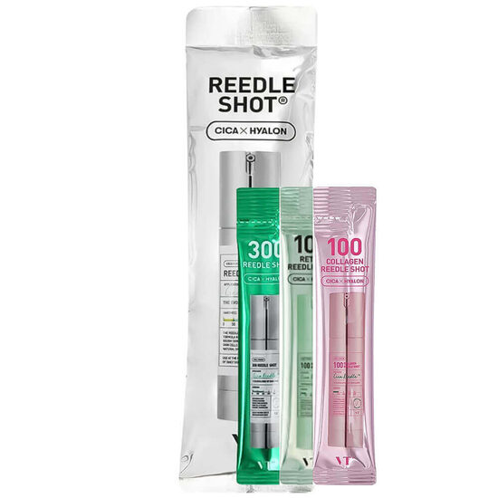 Mikroadatu booster-serumu komplekts VT Cosmetics Reedle Shot Universe Kit
